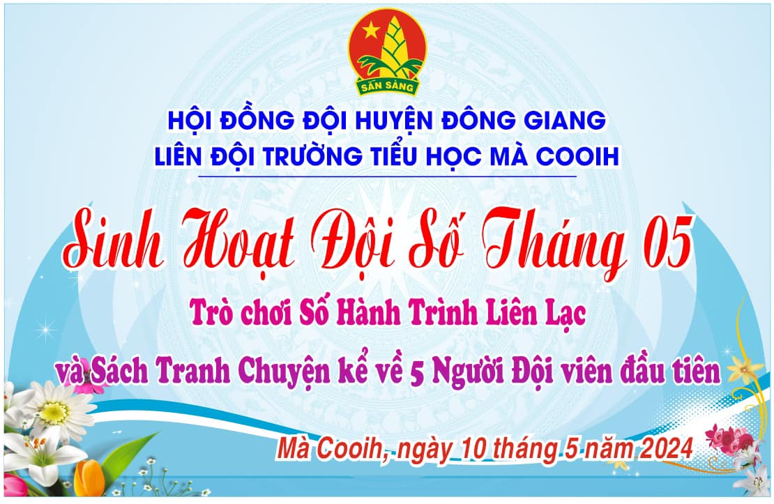 SINH HOẠT ĐỘI SỐ THÁNG 5.2024